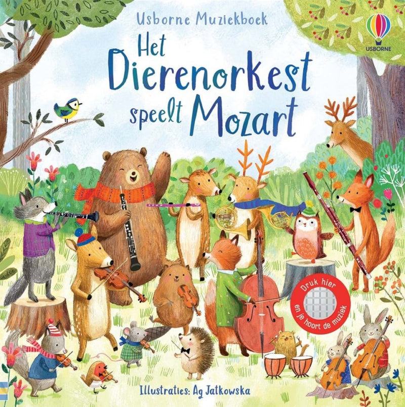 Het dierenorkest speelt Mozart