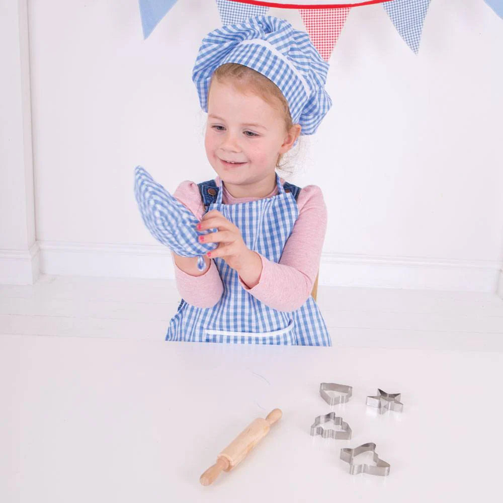 Bigjigs chef set blauw