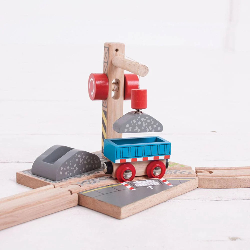 Bigjigs gravel crane