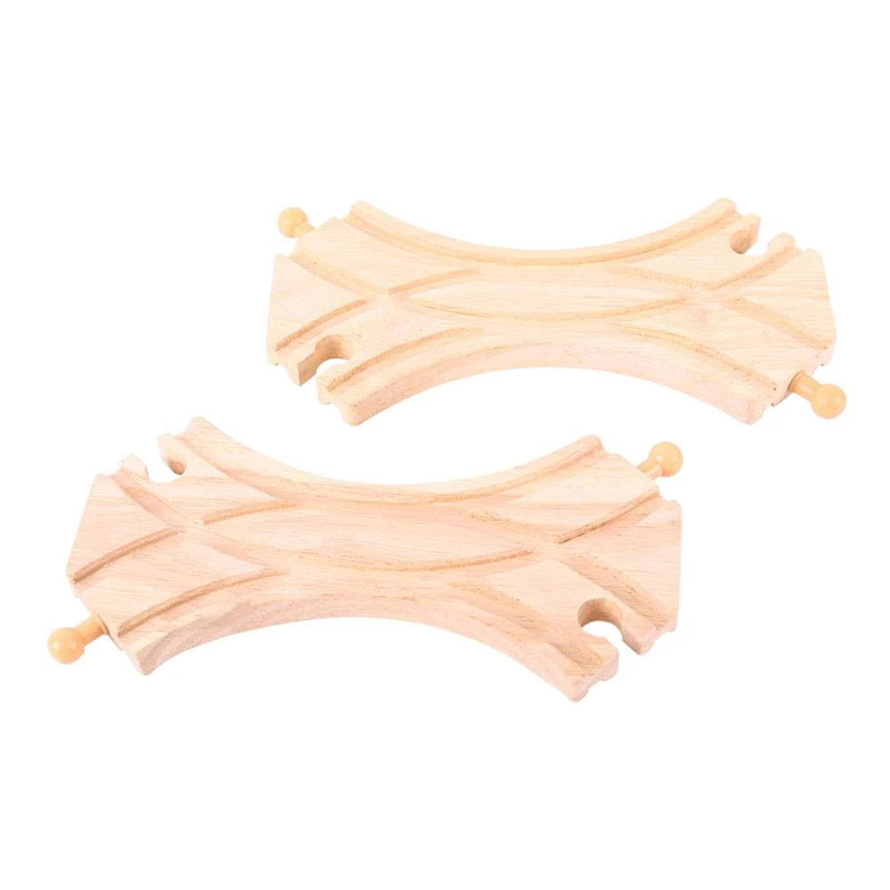 Bigjigs double curved turnouts