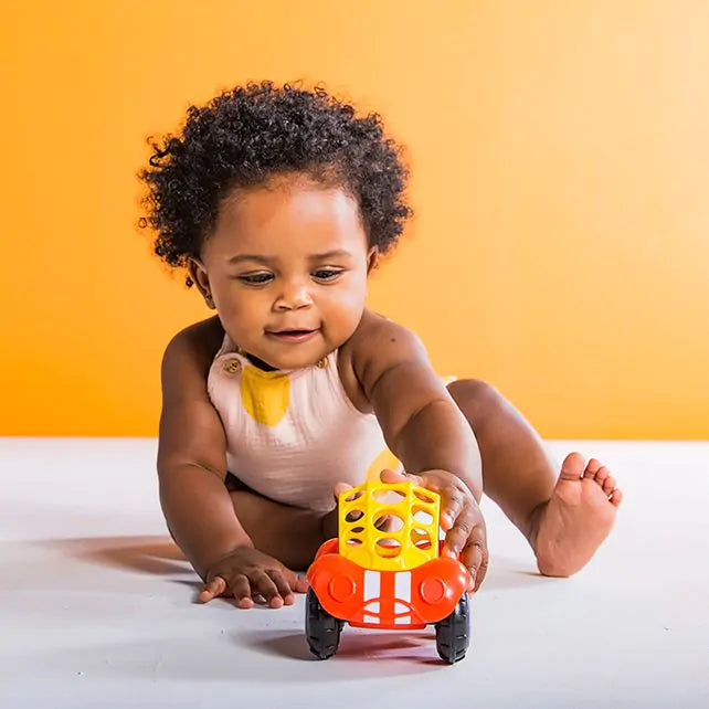 Oball rattle & roll buggie toy red
