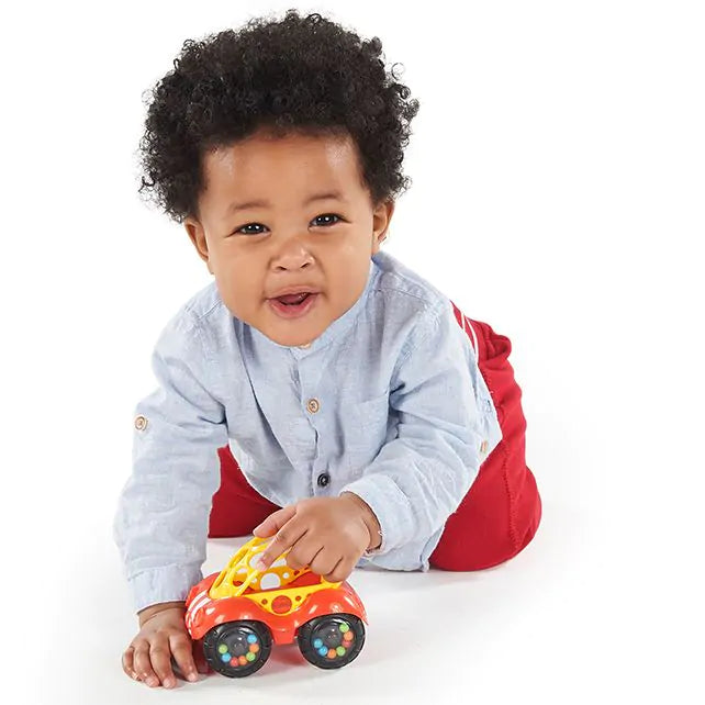 Oball rattle & roll buggie toy red