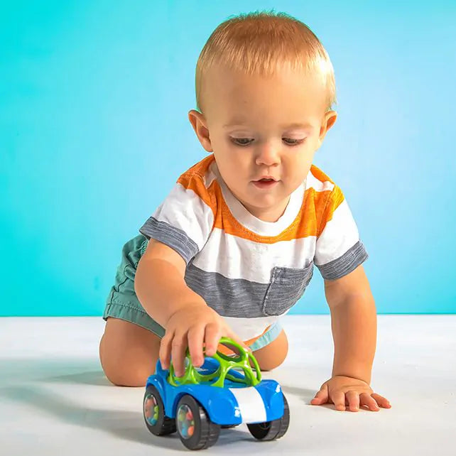 Oball rattle & roll buggie toy blue