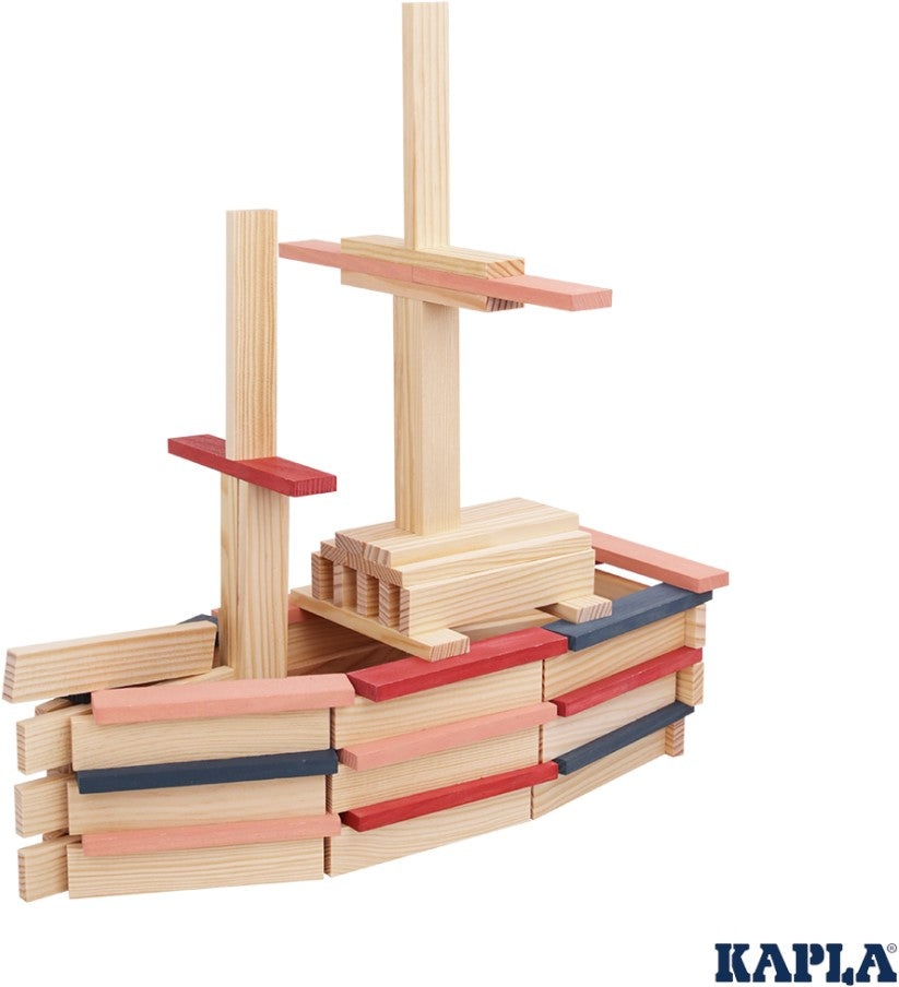 Kapla 120 box blue, red, pink