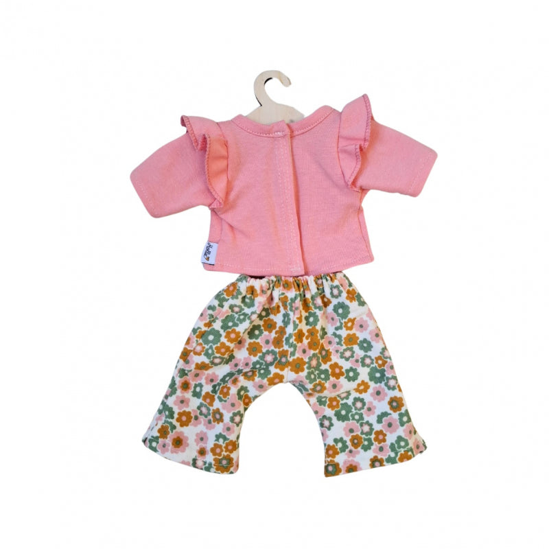 Kledingset pansy flowerpower