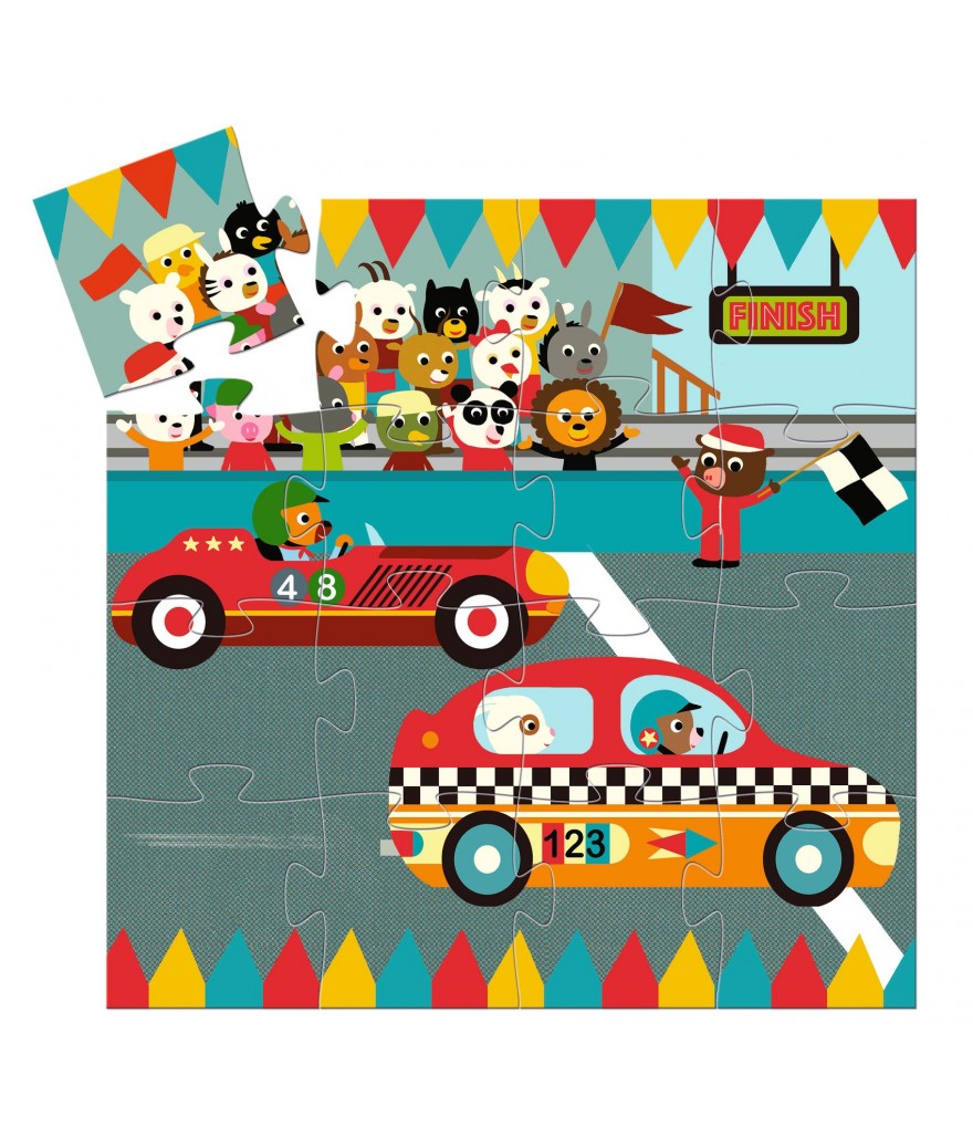 Djeco puzzel racewagen