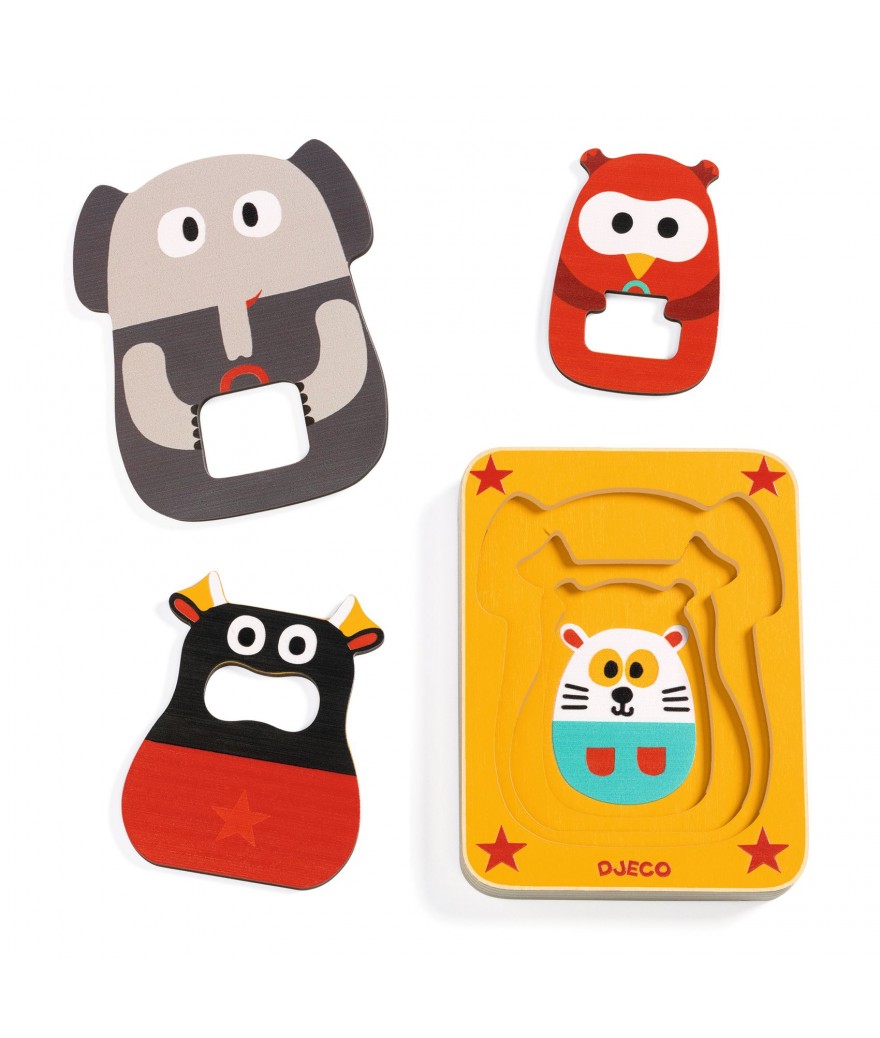 Djeco puzzel Leo & Co