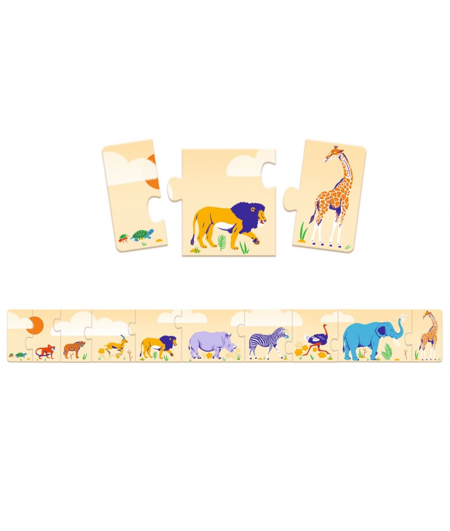 Djeco puzzel klein en groot