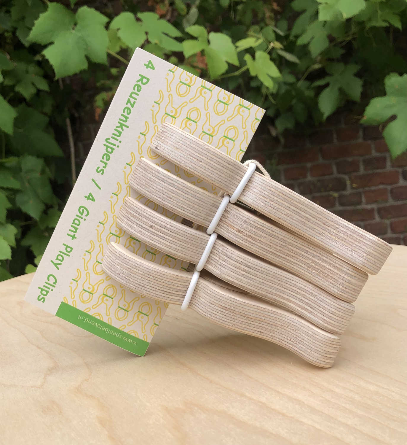 Reuze knijperset 4 stuks