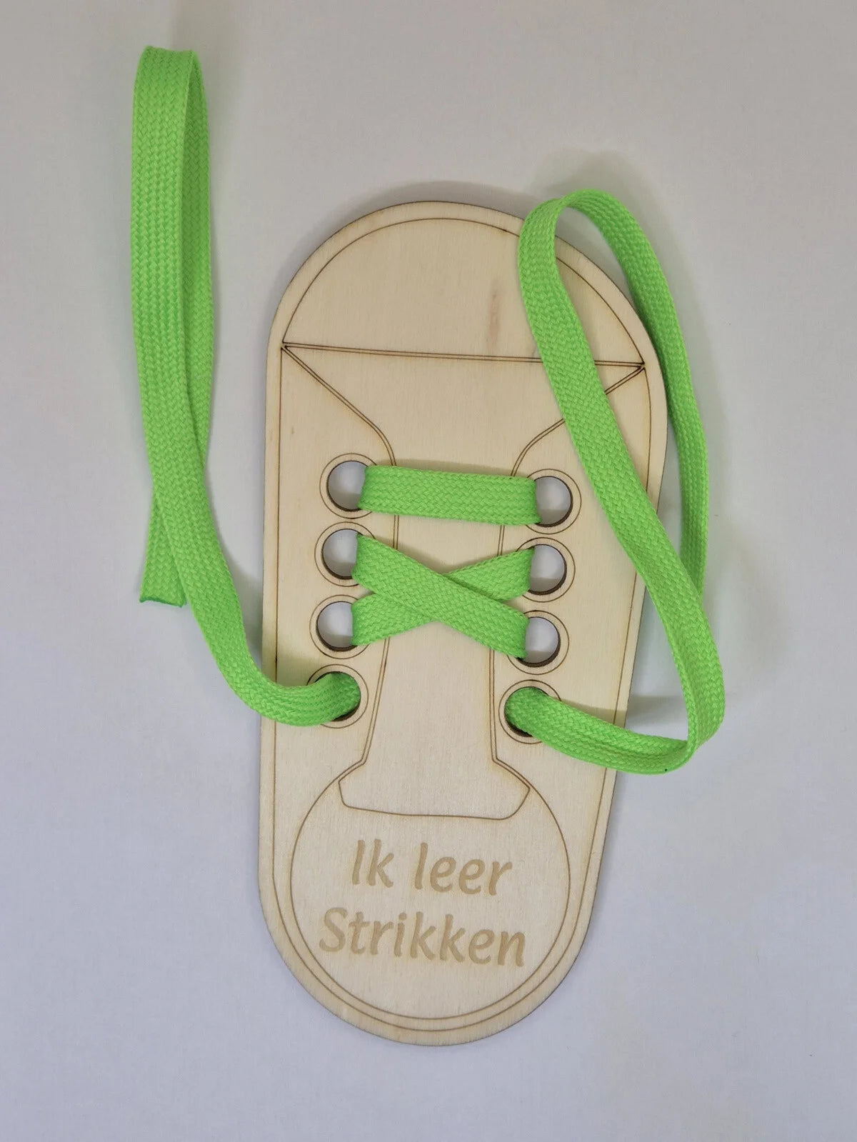 Oefenbord veter strikken