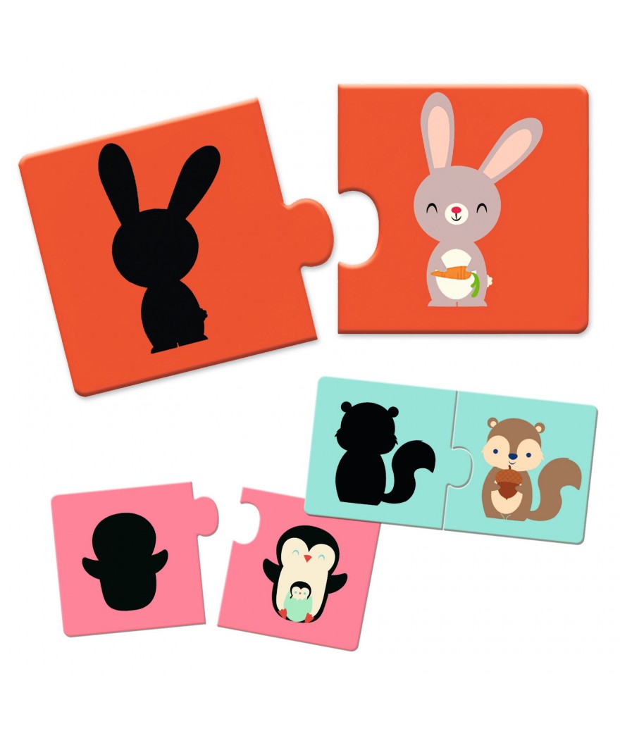 Djeco puzzel duo schaduw