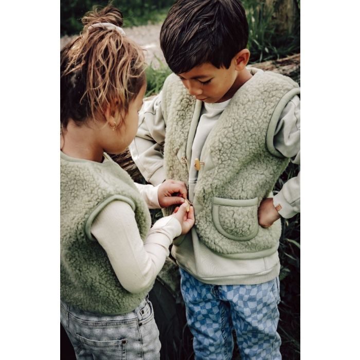 Bodywarmer alpen junior pistachio