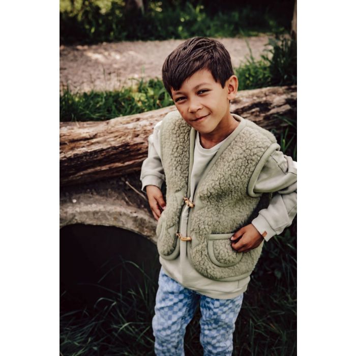 Bodywarmer alpen junior pistachio
