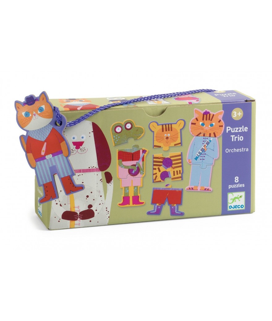 Djeco puzzel trio orkest