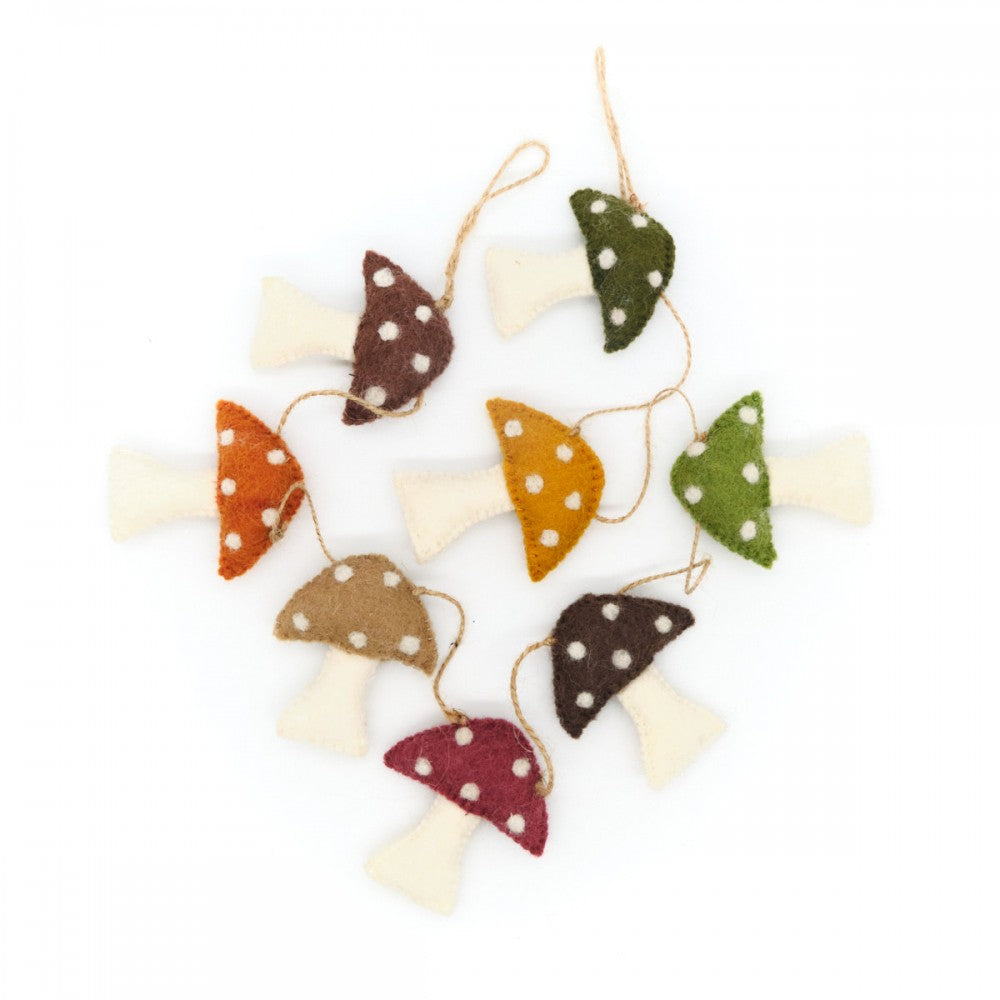 Viltslinger paddenstoel aardetinten