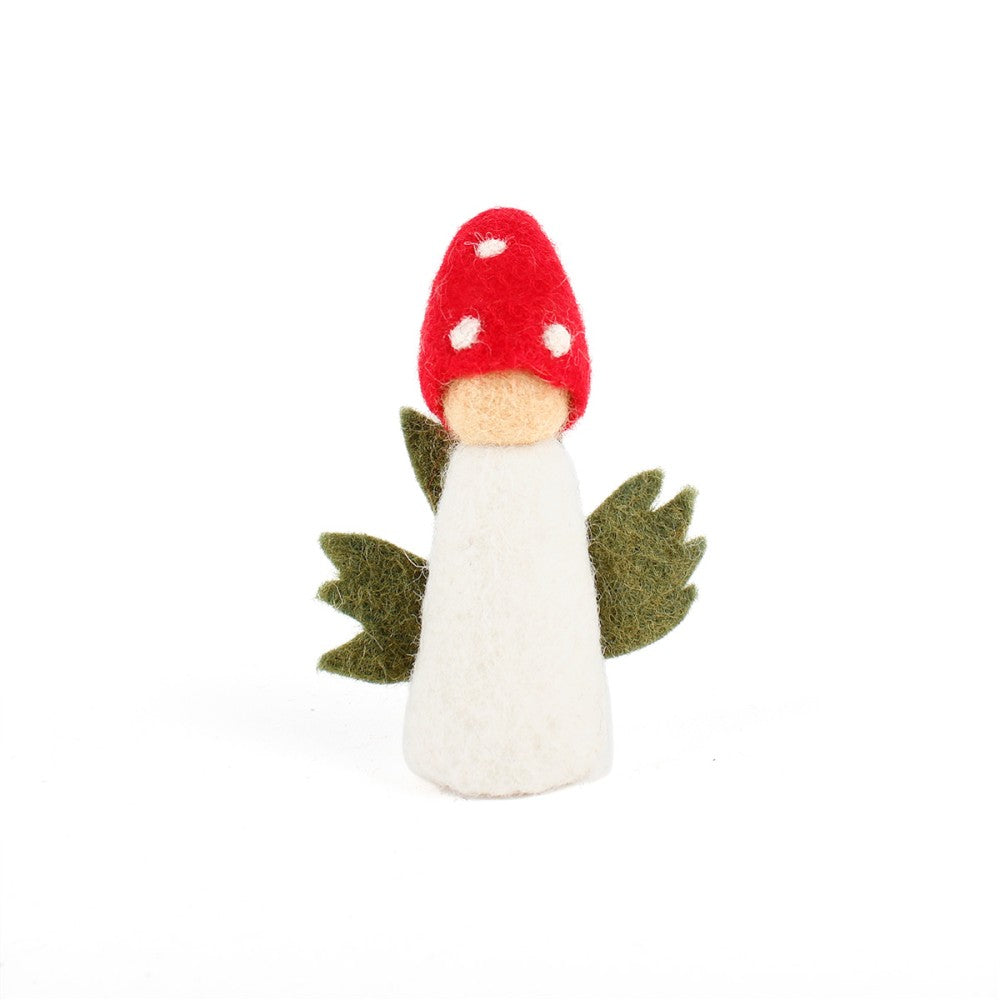 Vingerpopje paddenstoel 3D