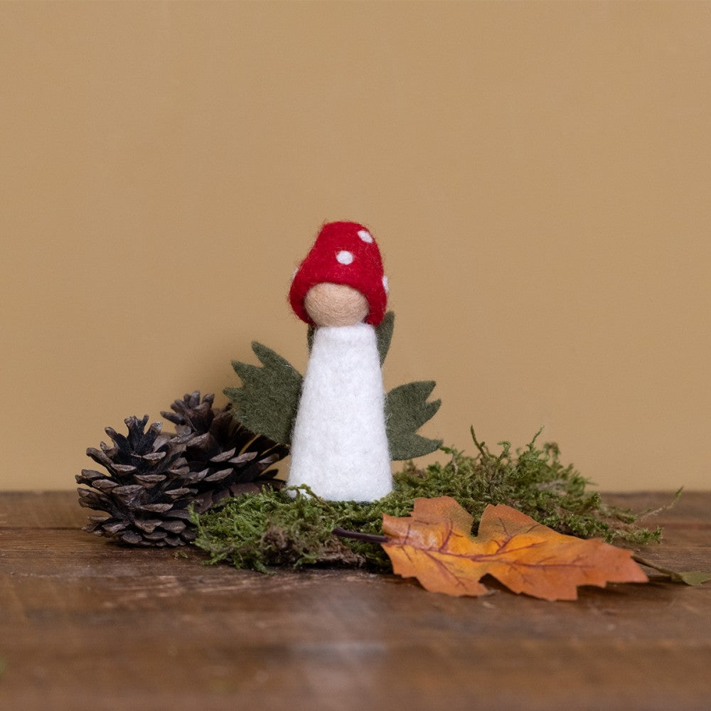 Vingerpopje paddenstoel 3D