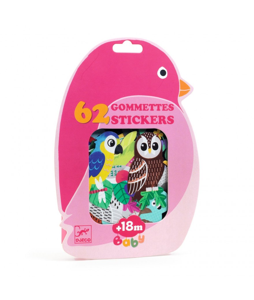 Djeco stickers vogels