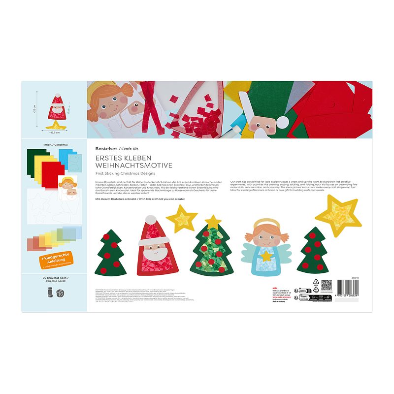 Knutselset kerst raamdecoratie