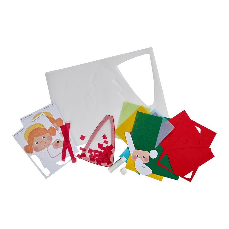Knutselset kerst raamdecoratie