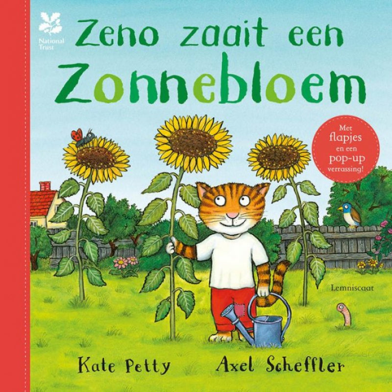 Zeno zaait een zonnebloem (flapjesboek)