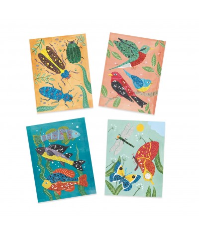 Djeco glass beads pictures zoology