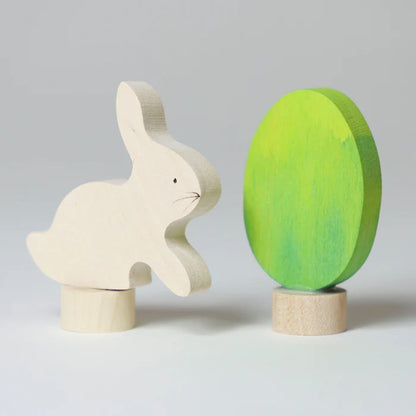 Grimm's steker paasfiguren set groen