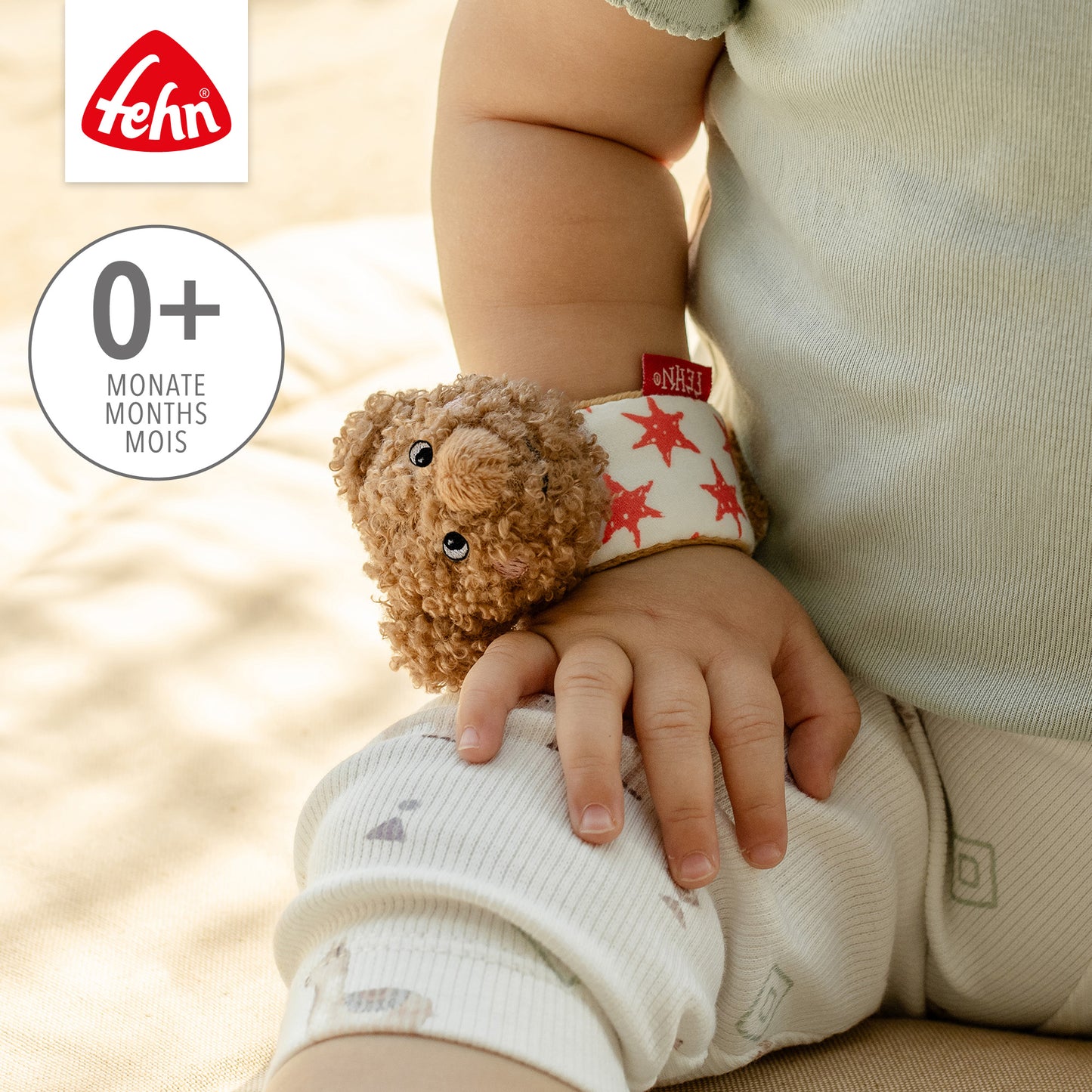 Fehn wrist rattle bear