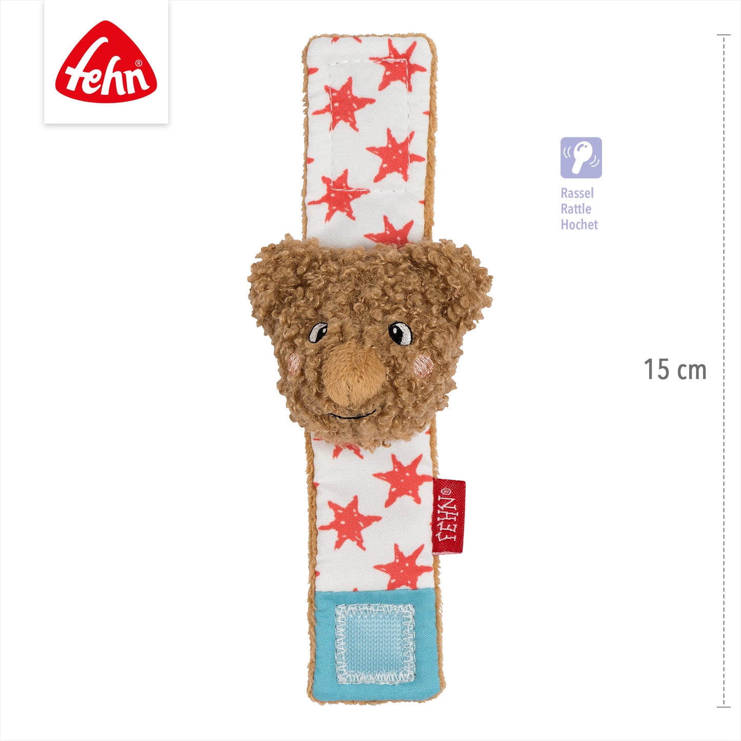 Fehn wrist rattle bear