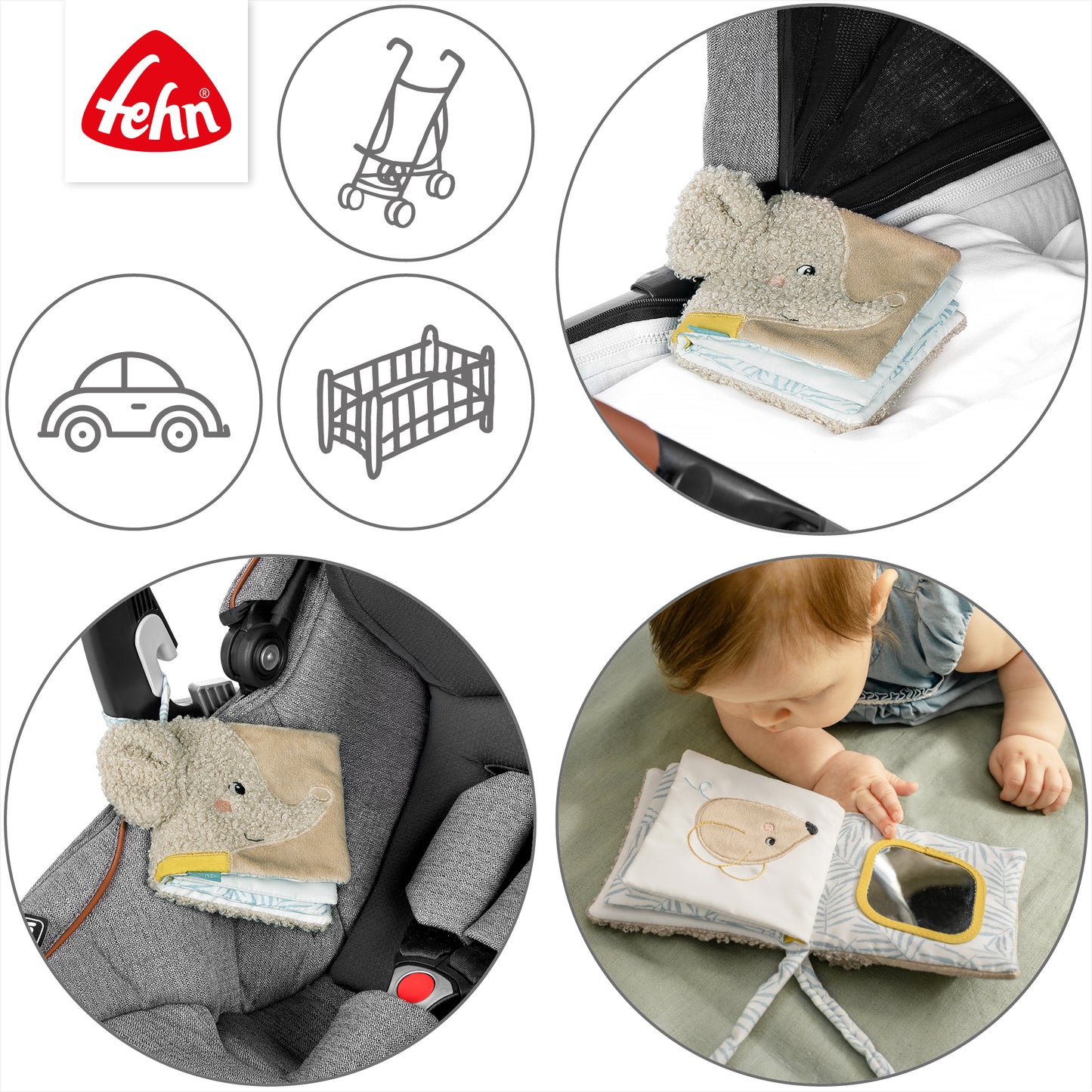 Fehn soft book elephant