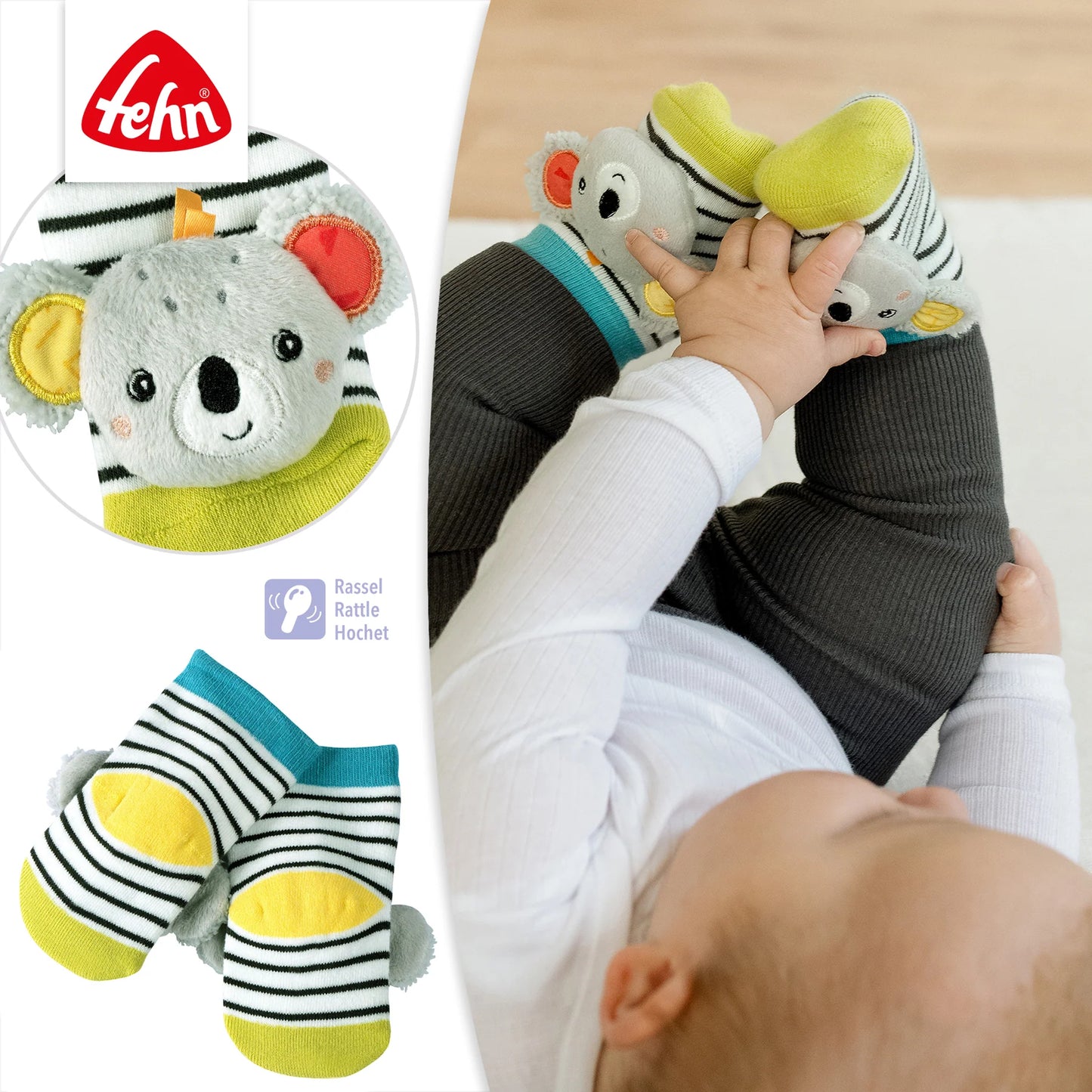 Fehn rattle socks koala