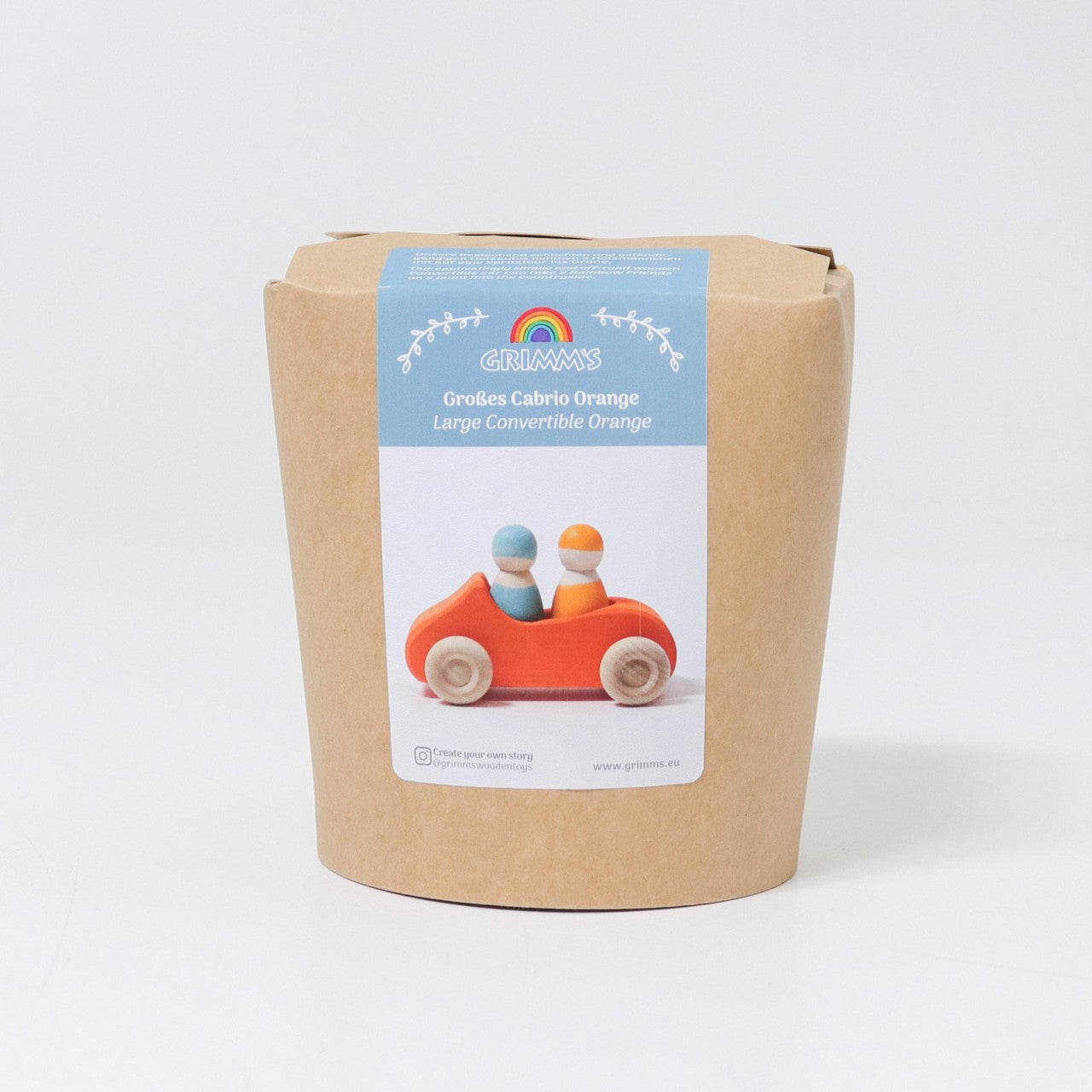 Grimm's grote cabrio oranje