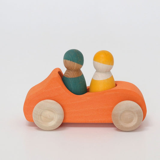 Grimm's grote cabrio oranje