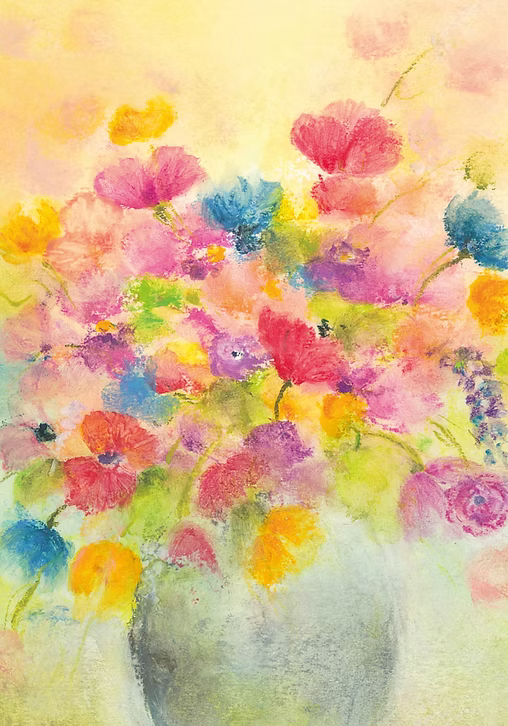 Baukje Exler - wilde bloemen in vaas