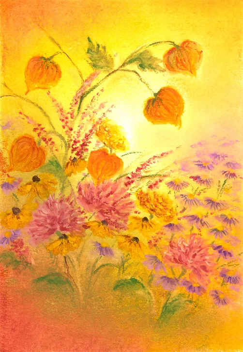 Baukje Exler - herfstbloemen