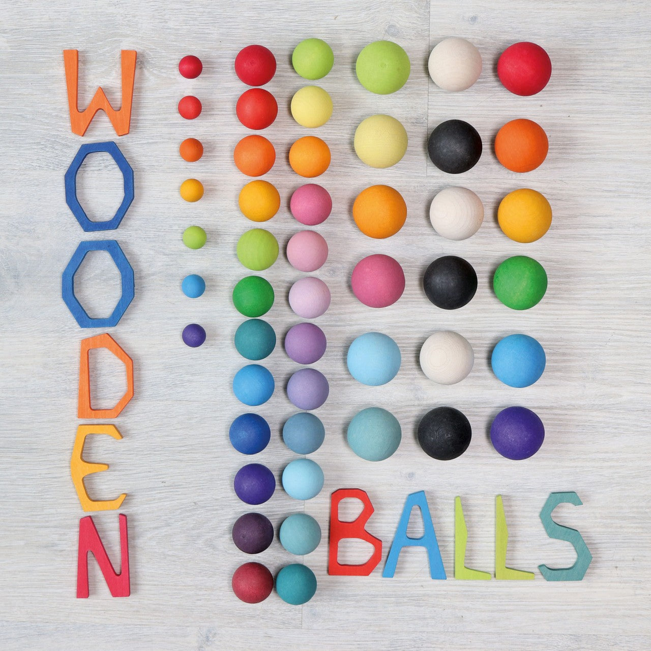 Grimm's ballen regenboog