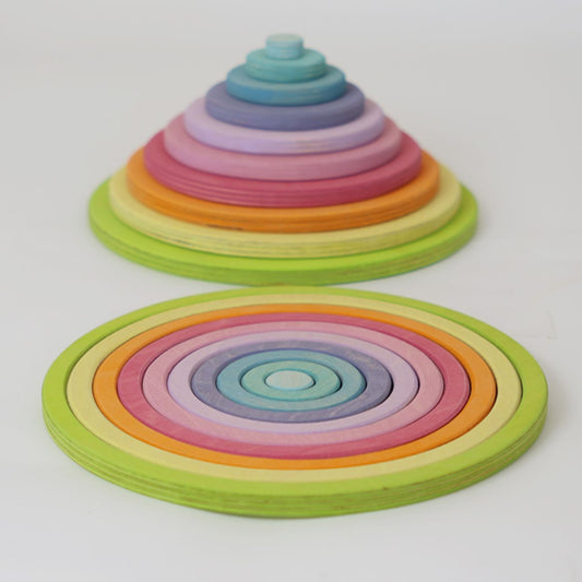 Grimm´s concentrische cirkels en ringen pastel