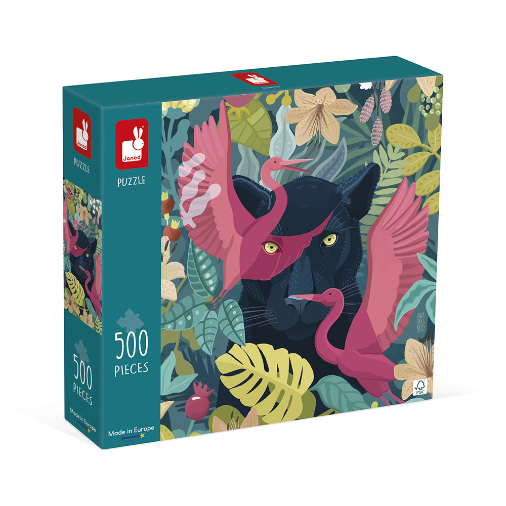 Janod kidult puzzel mysterieuze panter 500 stukjes