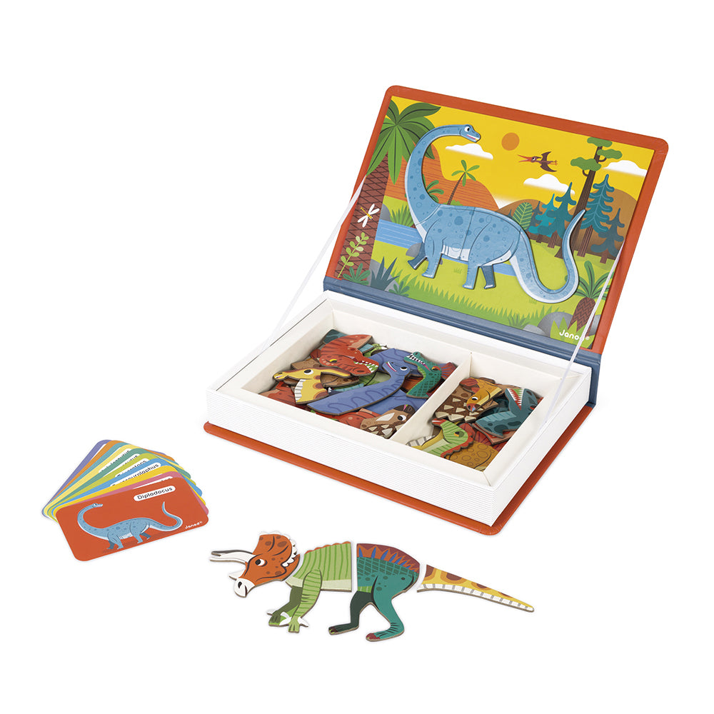 Janod magnetibook dinosaurus