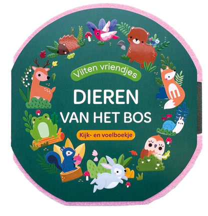 Vilten vriendjes dieren van het bos