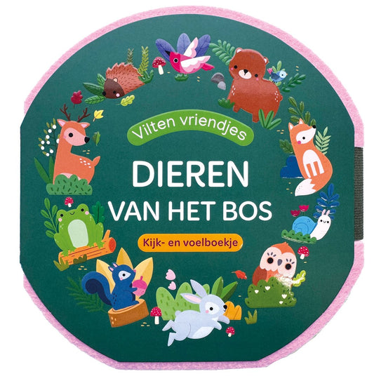 Vilten vriendjes dieren van het bos