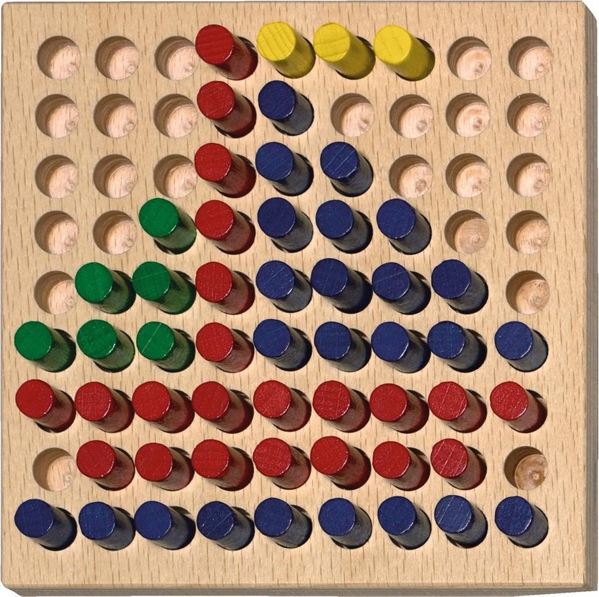 Haba kleurige pinnen, kleurige plaatjes