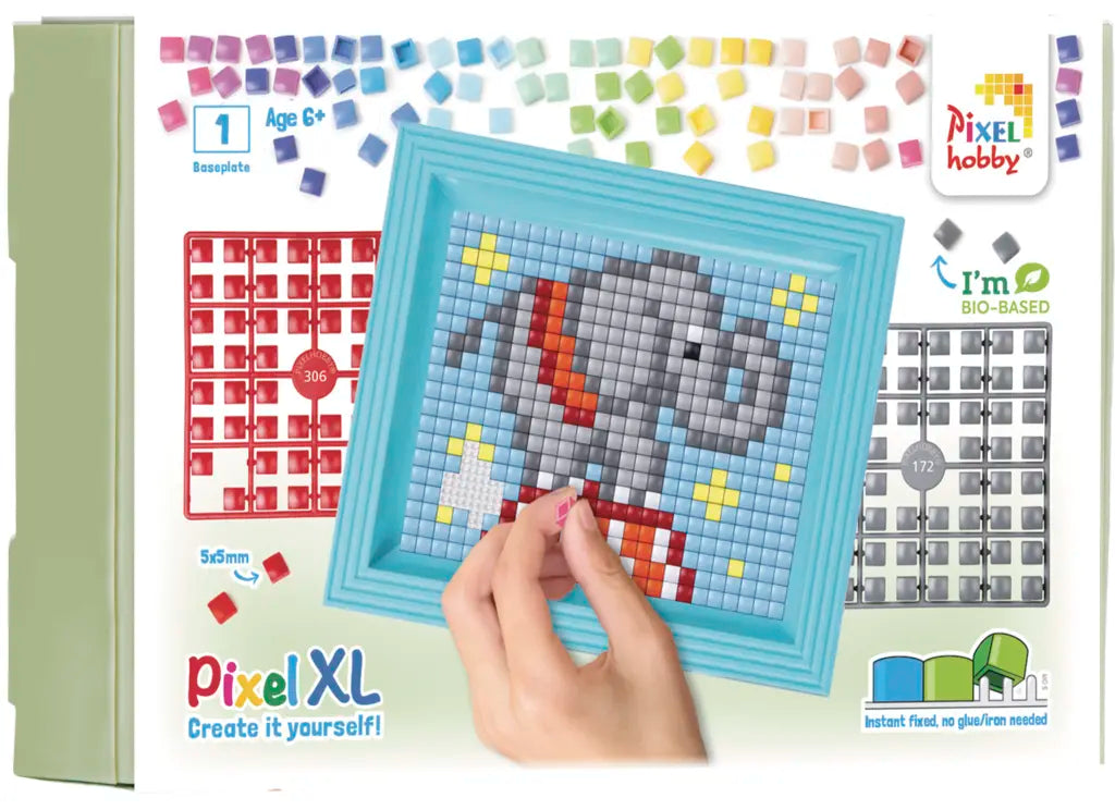 Pixel XL set met lijstje - olifant