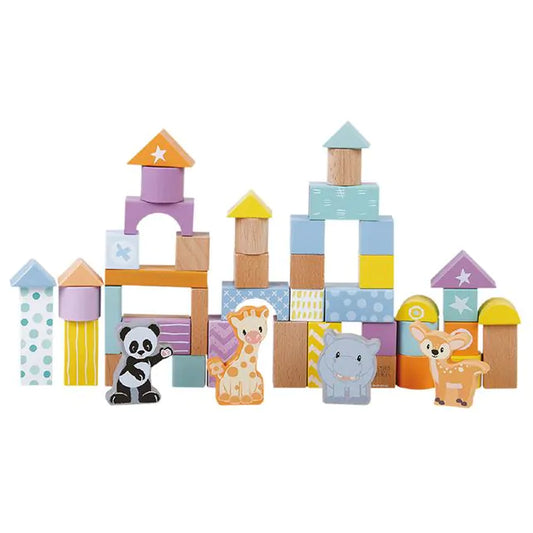 Houten speelgoedblokken