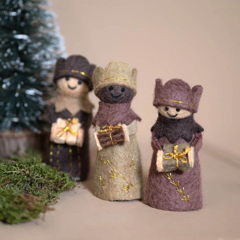 Kerststal bruin