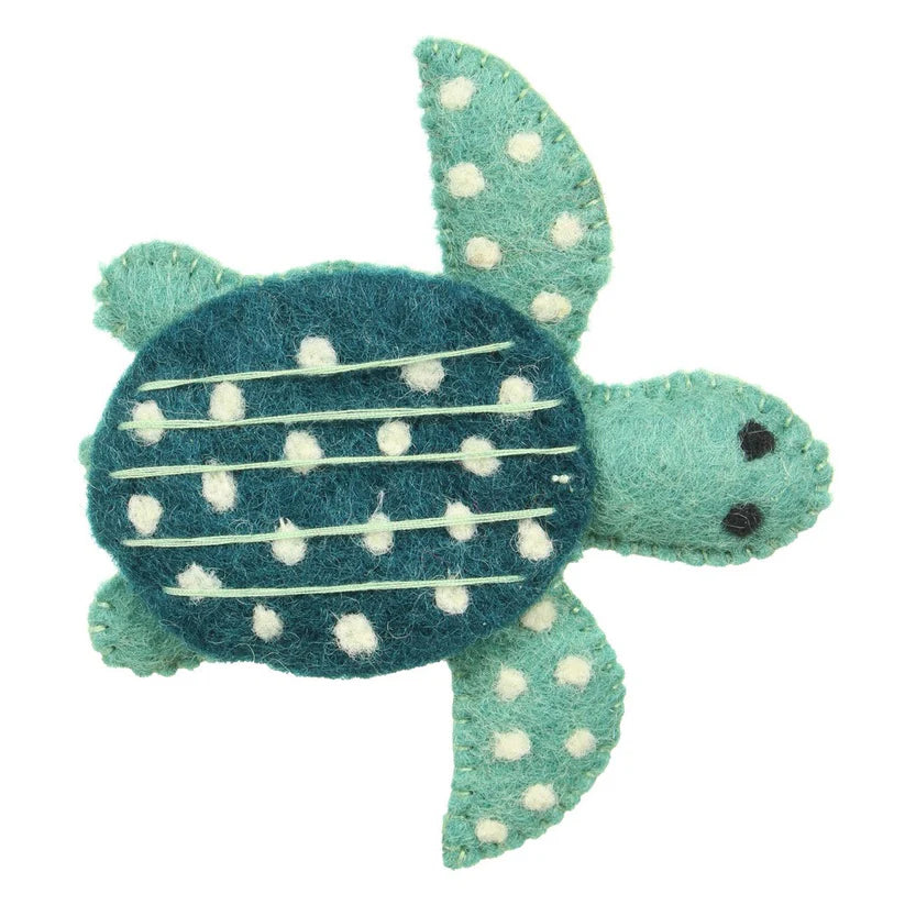Vingerpopje sealife turtle