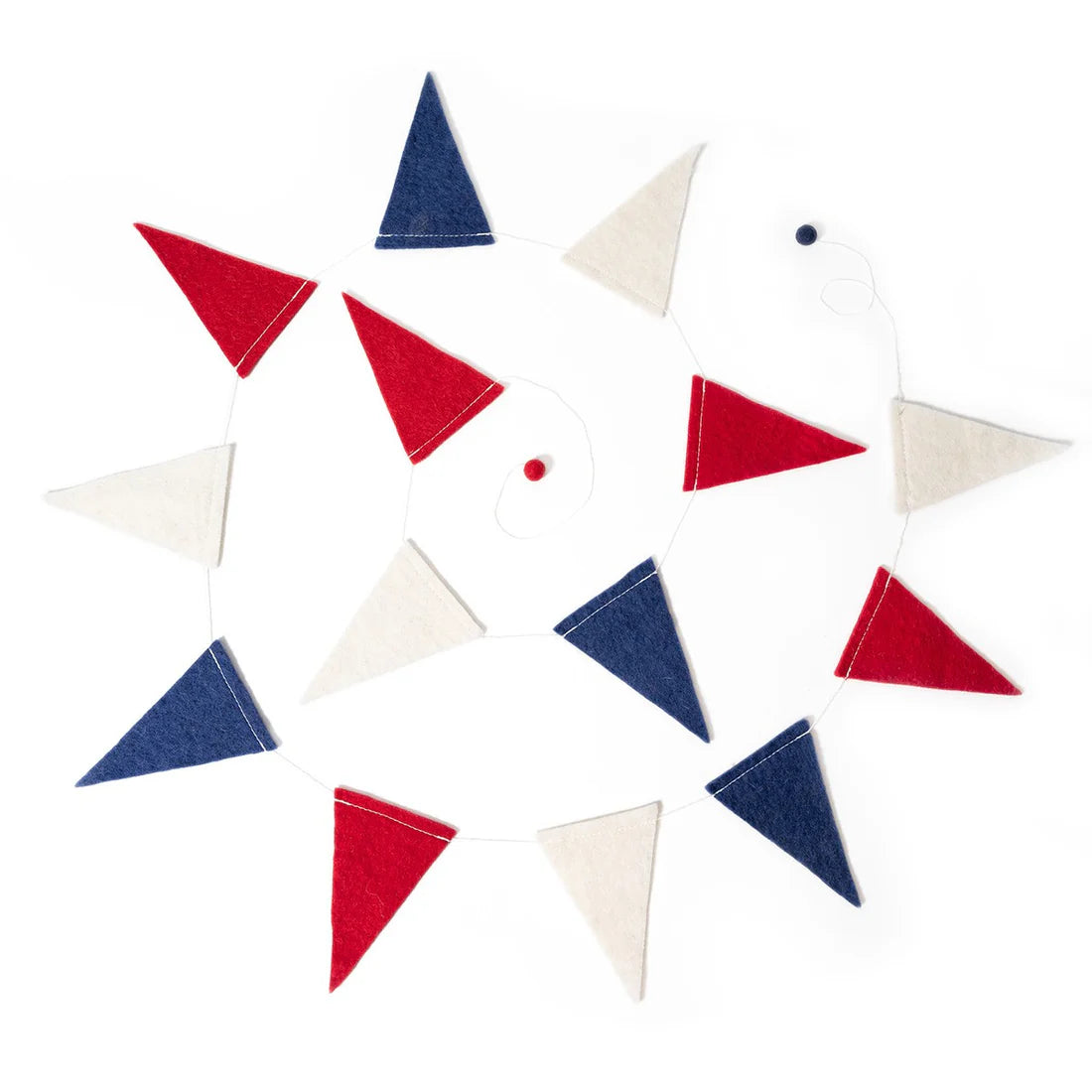 Viltslinger vlag rood wit blauw