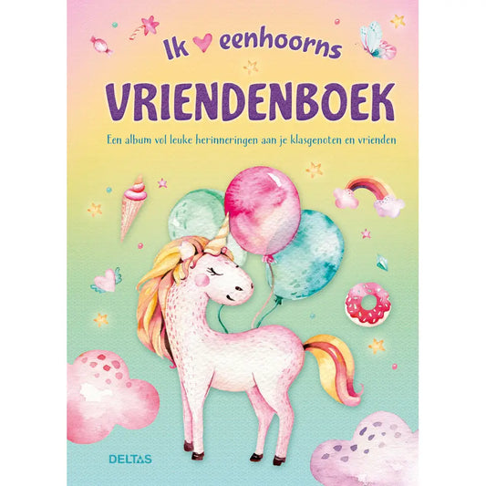 Ik hou van eenhoorns vriendenboek