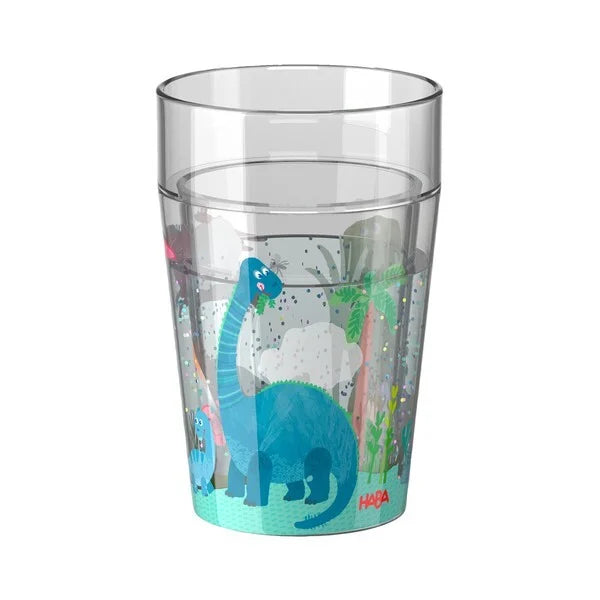 Haba glitterbeker dino