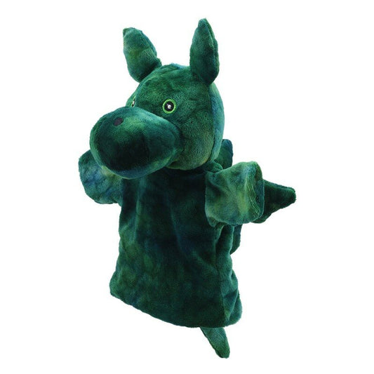 Handpop eco draak groen